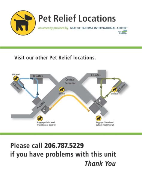 Seatac airport pet relief area  There are four pet relief areas at SeaTac Airport